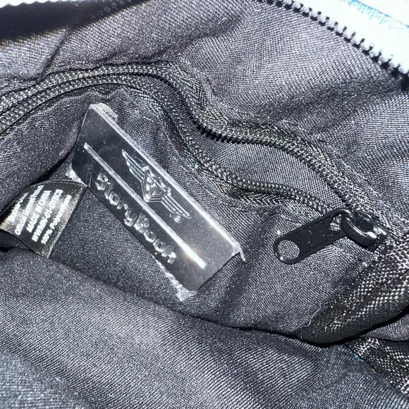 Disney Pixar Monsters Inc Buckle Down Crossbody Bag AOP SULLEY MIKE AND BOO NWOT - Picture 8 of 9